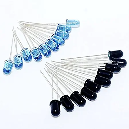 10 Pairs 5mm IR LED and IR Receiver Diode - 940nm Super-Bright for Arduino DIY Projects image 4