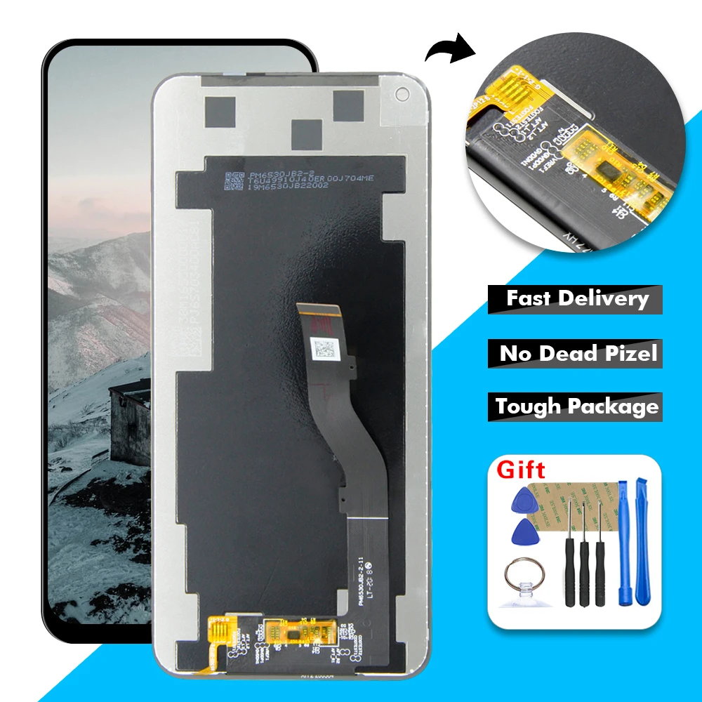 Tangyongjiao Cell Phone Replacement Parts LCD Screen and Digitizer Full Assembly for TCL 10L T780H Spare Accessory Tangyongjiao Cell Phone Replacement Parts LCD Screen and Digitizer Full Assembly for TCL 10L T780H Spare Accessory
