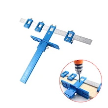 Cabinet Hardware Jig Detachable Hole Punch Jig Tool Center Drill Bit Guide Set Sleeve Drill Bit Power Drilling Woodworking Tool Cabinet Hardware Jig Detachable Hole Punch Jig Tool Center Drill Bit Guide Set Sleeve Drill Bit Power Drilling Woodworking Tool