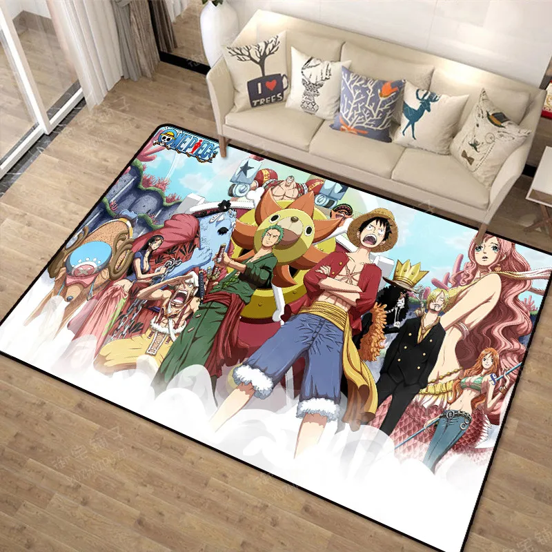 Большой размер one piece Team Luffy Chopper Dream, ковер для пола, коврик для спальни, нескользящий коврик, мультяшный аниме, подарок