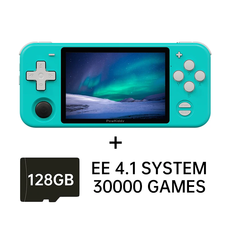POWKIDDY RGB10Pro Open Source System Handheld Game Console RK3326 Chip 3.5 "Full Fit IPS Screen 3500mAh 3D Rocker Retro Game 