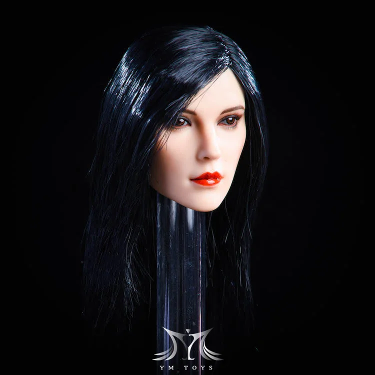 В наличии Коллекционная YMT017 1/6 Красивая Европейская женская голова Li Sculpt жажда модель для 12 ''Suntan фигурка тела