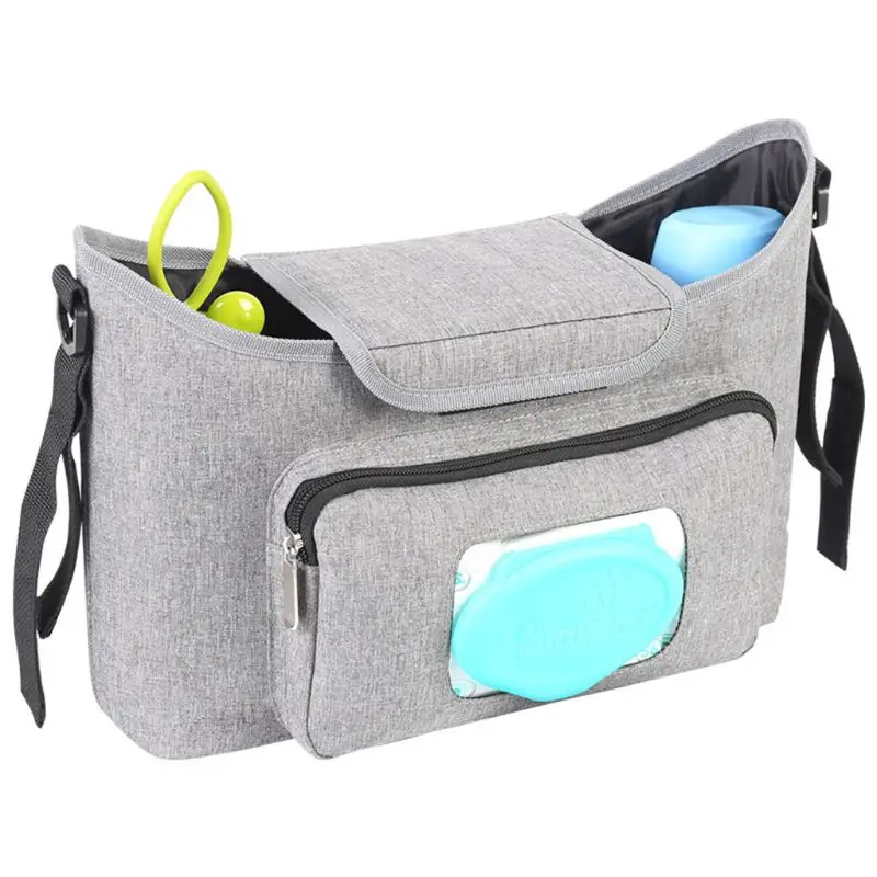 

Hook Baby Stroller Storage Bag Mummy Bag Nappy Organizer Infant Travel Hanging Nursing Storage Bag