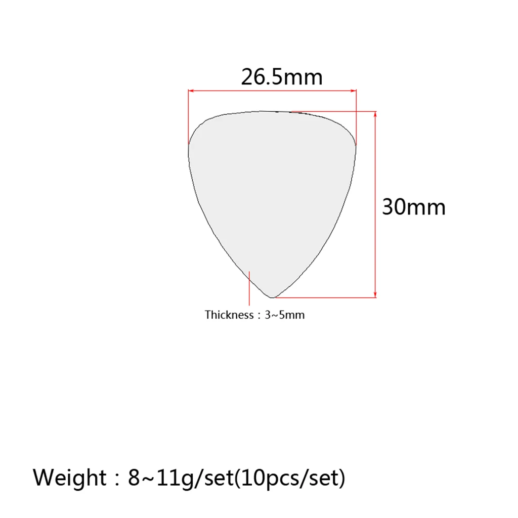 Instrument 4 Strings Guitar Felt Picks Plectrums Wool Felt 3mm for Ukulele Parts