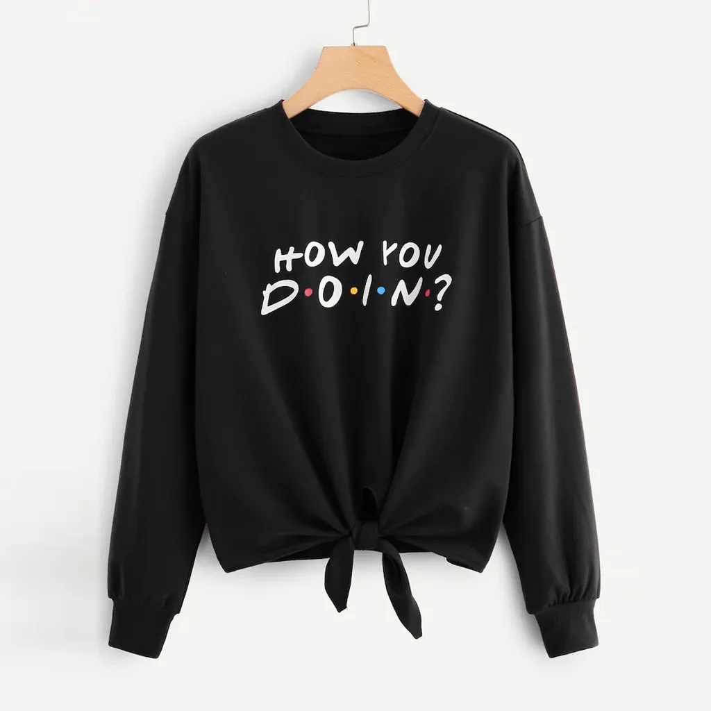 Womail Sweatshirts Women's Fashion Pullover Autumn Casual Long Sleeve Regular Women Letter Print Sweatshirts Sudadera S-XXL 26