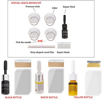 

New Car Windshield Repair Kit Fluid Crack Repairing Tools Car Windshield Repair Tool Window Repair Tools Window Glass Curing