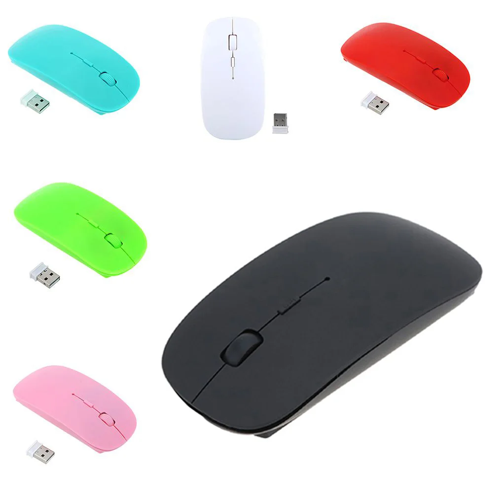 

New Wireless Mouse 1600DPI 4 Buttons Ergonomic 2.4GHz Cordless Mice for PC Desktop Laptop Windows Computer