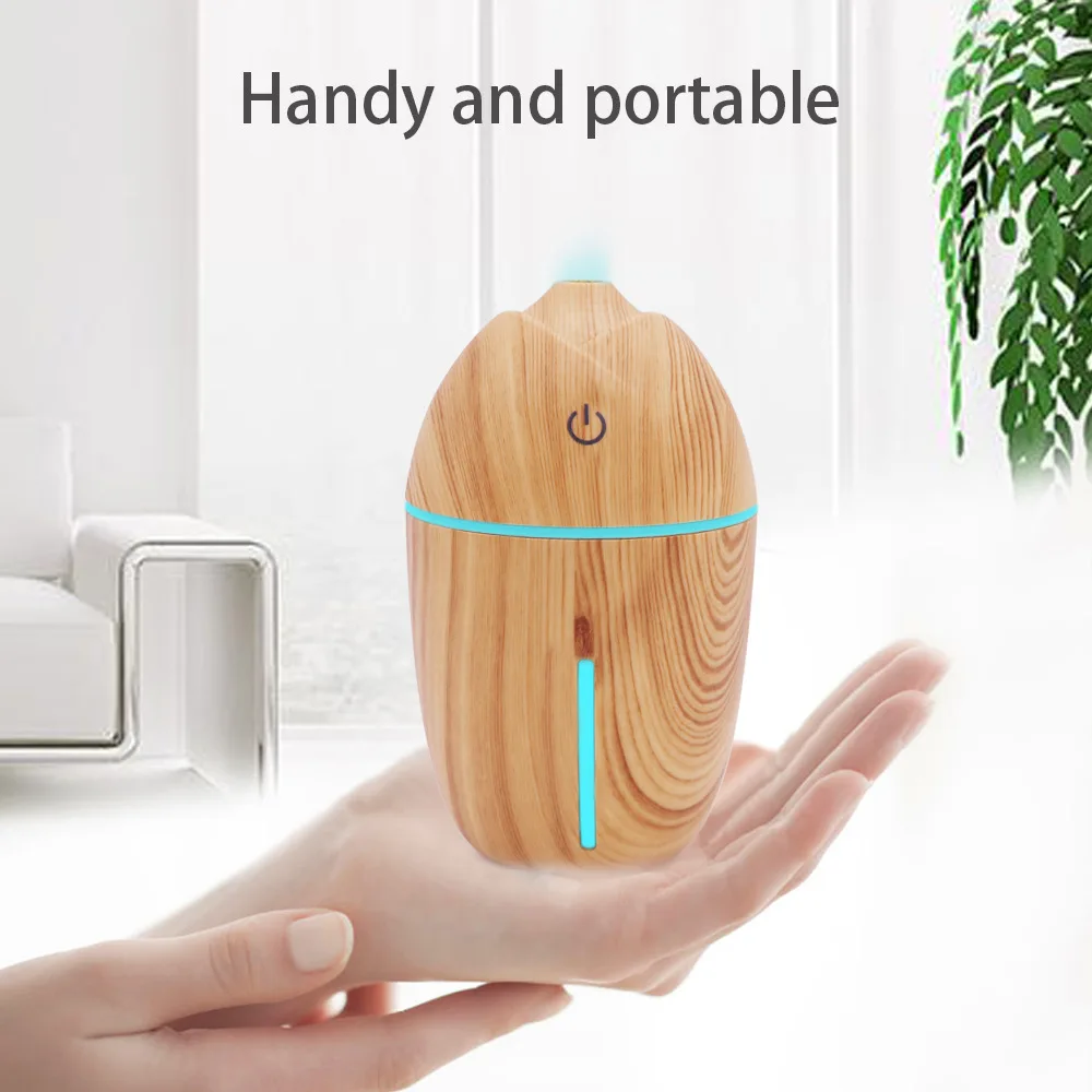 

New Style Corn Wood Grain Customizable Multi-Color USB Humidifier Desktop Car Mounted Office Mini Air Purifier