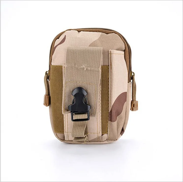 Army Fans Tactical Waist Pack Molle Mobile Phone Pannier Bag Outdoor Sports Casual Wallet Purse Wear Leather Belt Mobile Phone B
