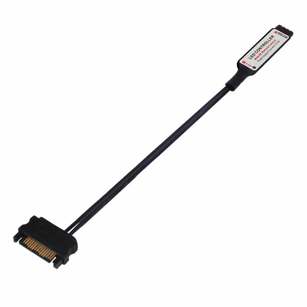 DC12V SATA интерфейс 17 клавиш диммер дистанционное управление вечерние светодиодные полосы беспроводной мини для ПК компьютер Deoration KTV RGB управление Лер