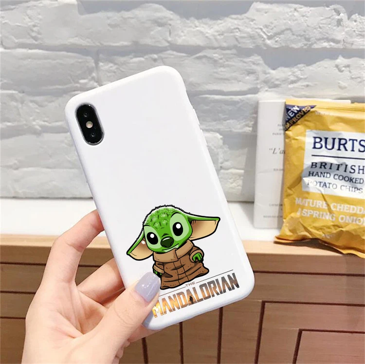 BHSR-24327 Милый мандалорский чехол для телефона для iphone 6/6 s, 7/8, 7 Plus/8 Plus, X, XS, XR, XSMax 11 Pro, чехол s - Цвет: BHSR-24327