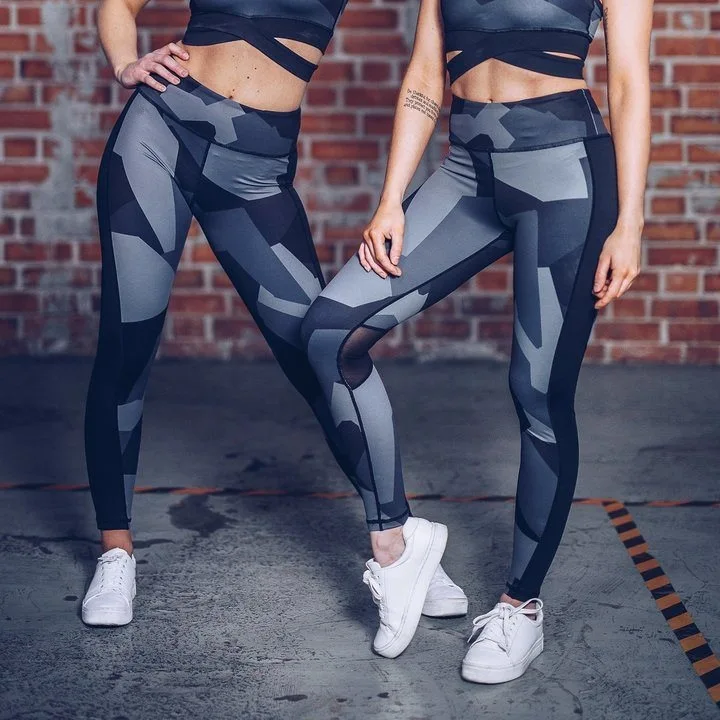 Лоскутные сетчатые штаны для йоги женские с высокой талией энергетические Бесшовные Леггинсы спортивные женские черные брюки-леггинсы Ropa Deportiva Mujer Gym