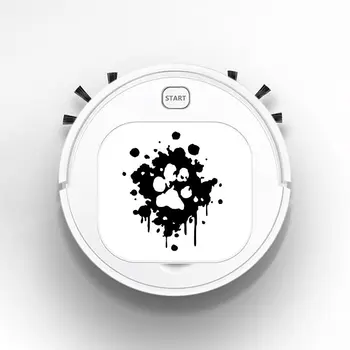 

Smart Robot Vacuum Cleaner Rechargeable USB Auto Sweeping Mop Clean Robot Sweeping Cleaner Interesting Dog Paw Print Splatter