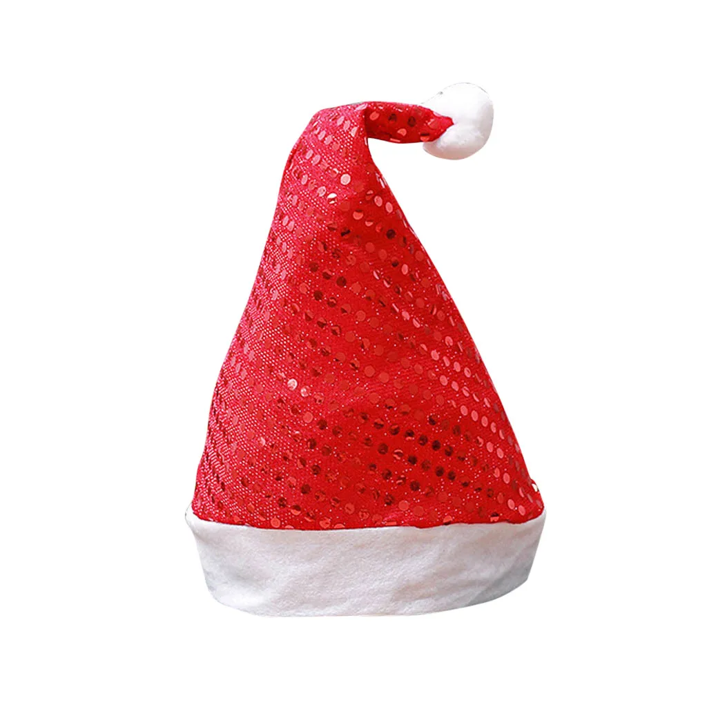 Рождественская шапка для детей и взрослых, подарок для украшения, Высококачественная двойная плюшевая шапка, ветрозащитная и теплая шапка Санты для рождественской вечеринки