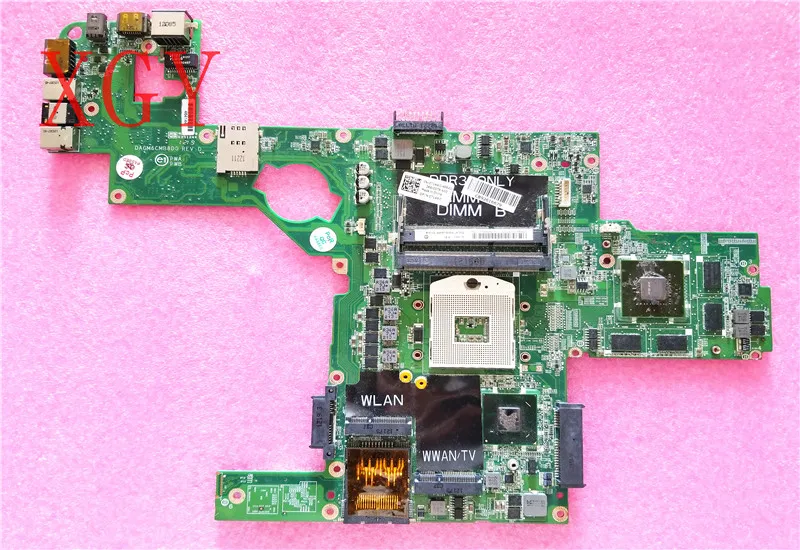 Оригинальные CN-0714WC 0714wc 714wc для dell xps l502x компьютер портативный gt540 2 Гб dagm6cmb8d0 hm67 100%
