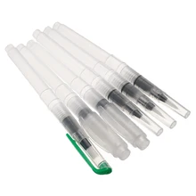 6 шт./компл. многоразового Краски щетка воды Цвет Кисть мягкая вода Цвет щетка чернильная ручка для Краски ing Calligraph рисунок товары для рукоделия