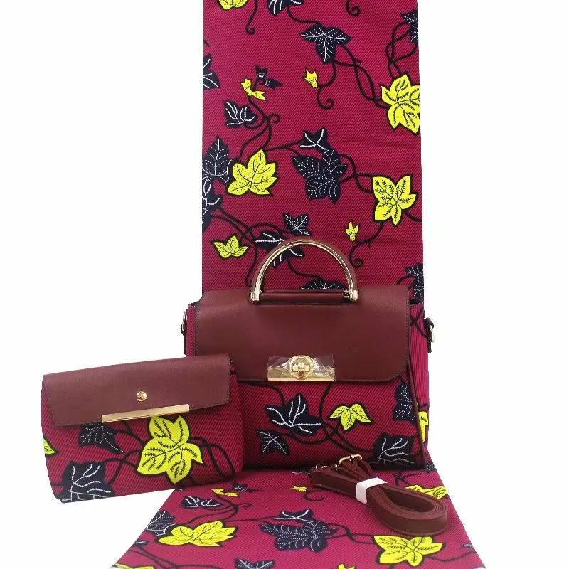 Новое поступление Micle модные голландские восковые женские сумки с 6 ярдов Африканские Восковые принты ткань настоящая мягкая новая восковая ткань - Цвет: as picture