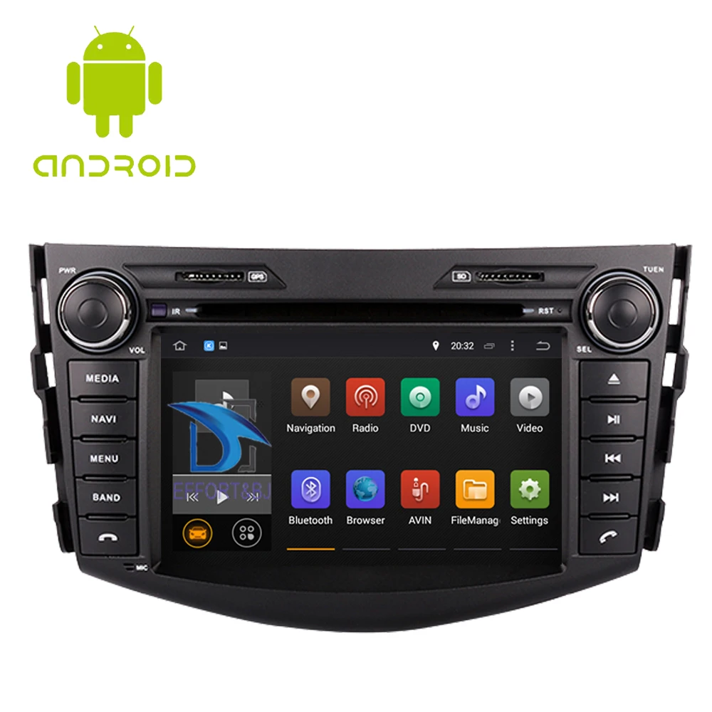 Android 9,0 Восьмиядерный 4 Гб ОЗУ автомобильный DVD gps навигатор для Toyota RAV4 2006-2012 зеркальная связь автомобильный Радио мультимедийный плеер головное устройство