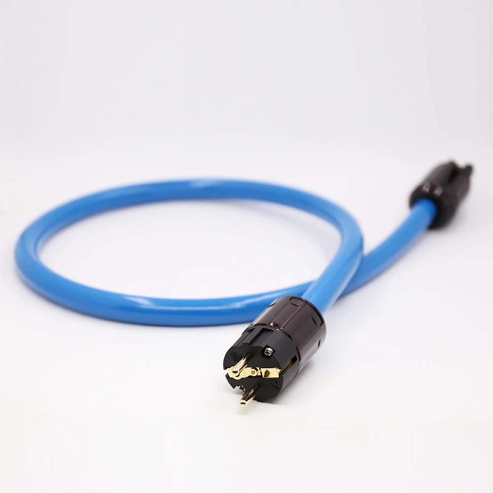 P111Schuko Power Cable Mains Power HIFI EU Mains Power lead Silver Plated 5N High Performance Power Cord With silver shielding
