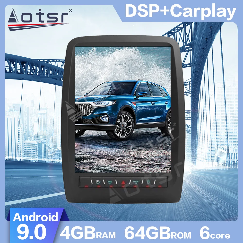 4 + 64 ГБ для DODGE Durango 2012 2019 Android 9 0 Tesla Style вертикальный экран автомобильный GPS
