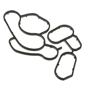 

2Pcs Car Auto Engine Oil Cooler Filter Housing Gasket Seal For BMW E90 E46 E60 11427508970 11427508971