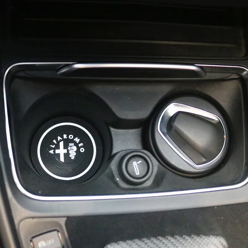 

2PCS Car Water Cup Bottle Holder Anti-slip Pad Mat Silica Gel for Alfa Romeo 159 147 156 giulietta 147 159 mito Nheadrest