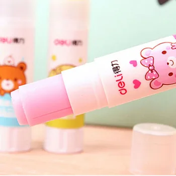 

Cartoon Bear Solid Glue Cute Kawai School Glue Stick For Kids Decoration Scrapbooking Photo Album Stationery Office Supplies