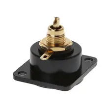NF2D-B гнездо для крепления на шасси RCA разъем для припоя разъем D-Series черный