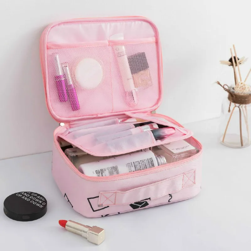 Оксфордская косметичка дорожная сумка для макияжа переносная косметичка большая емкость сумка для косметики водонепроницаемая сумка-Органайзер