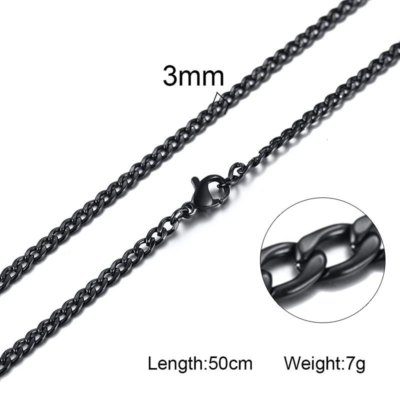 NC-520-50B Серебряное, золотое, сплошное ожерелье, цепочка, звено, для мужчин, колье из нержавеющей стали, мужские, Женские аксессуары, мода - Окраска металла: NC-520-50B