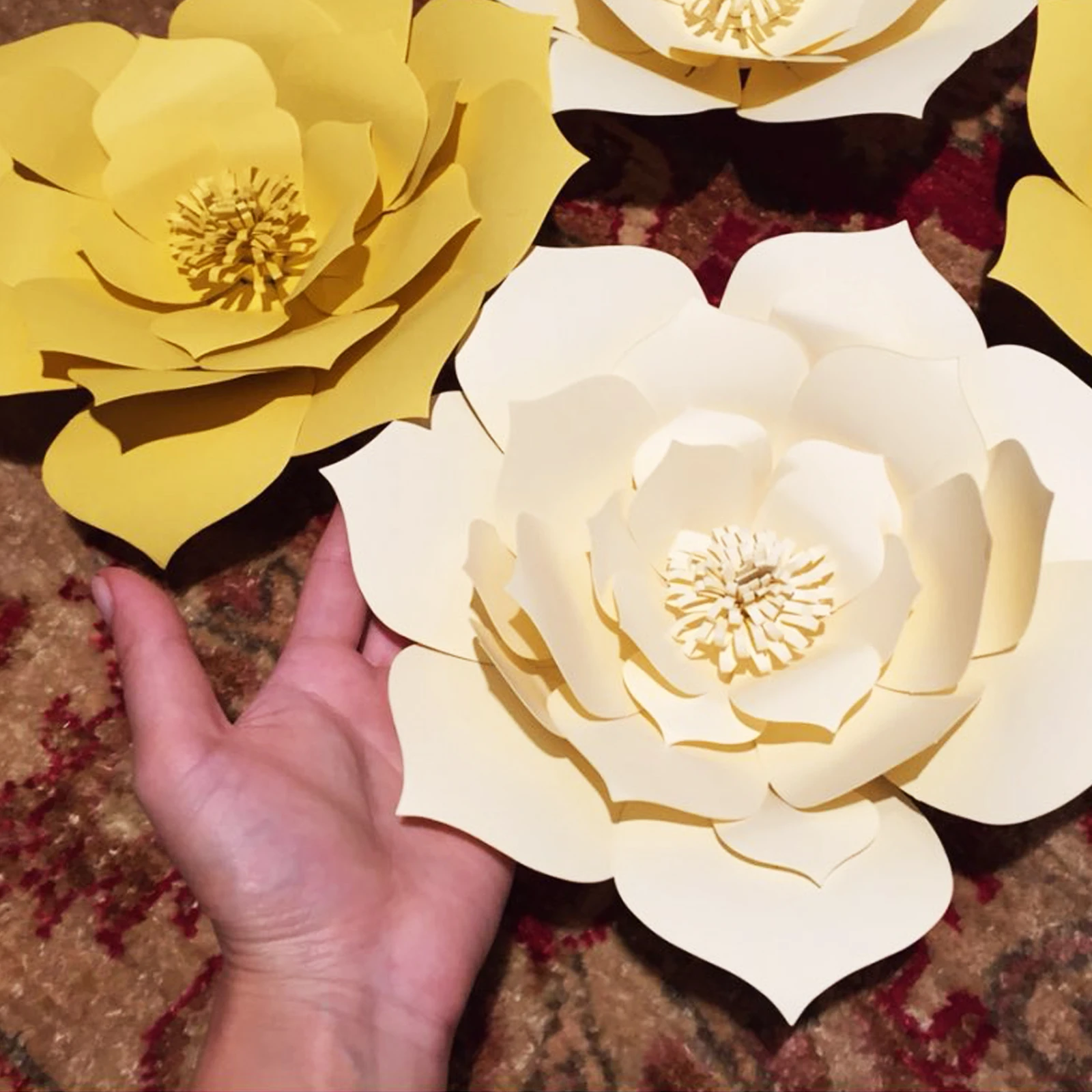 1 шт. DIY Искусственные Свадебные Бумажные цветы украшения фон Дня Рождения Бумага