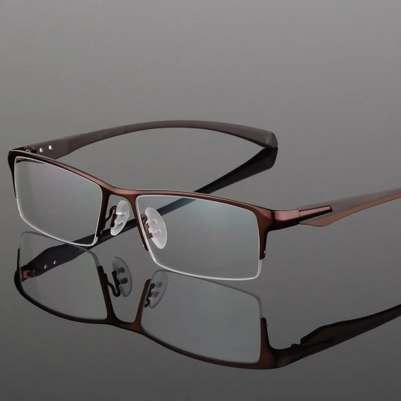 Солнцезащитные очки с переходом, фотохромные, прогрессивные очки для чтения, мужские, Мультифокальные очки для чтения, для дальнего зрения, диоптрий UV400 FML - Цвет оправы: brown