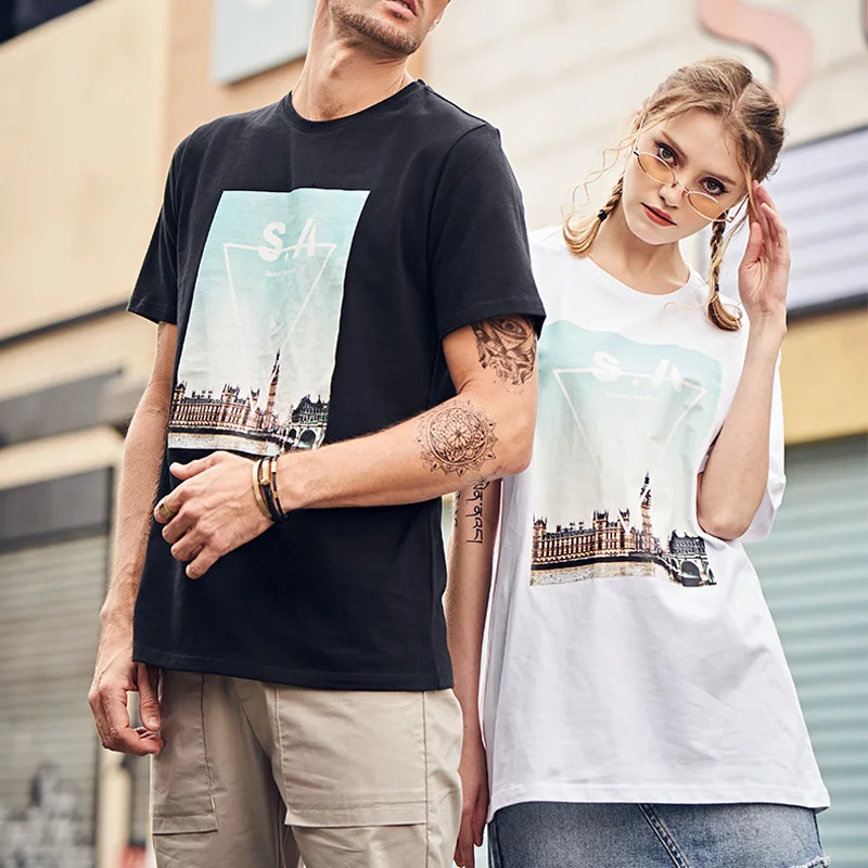 

Men's T-shirt Summer Print 100% Cotton Tshirt Male Punk Streetwear Loose Funny T-shirt Tee Shirt Men T Shirt camiseta masculina