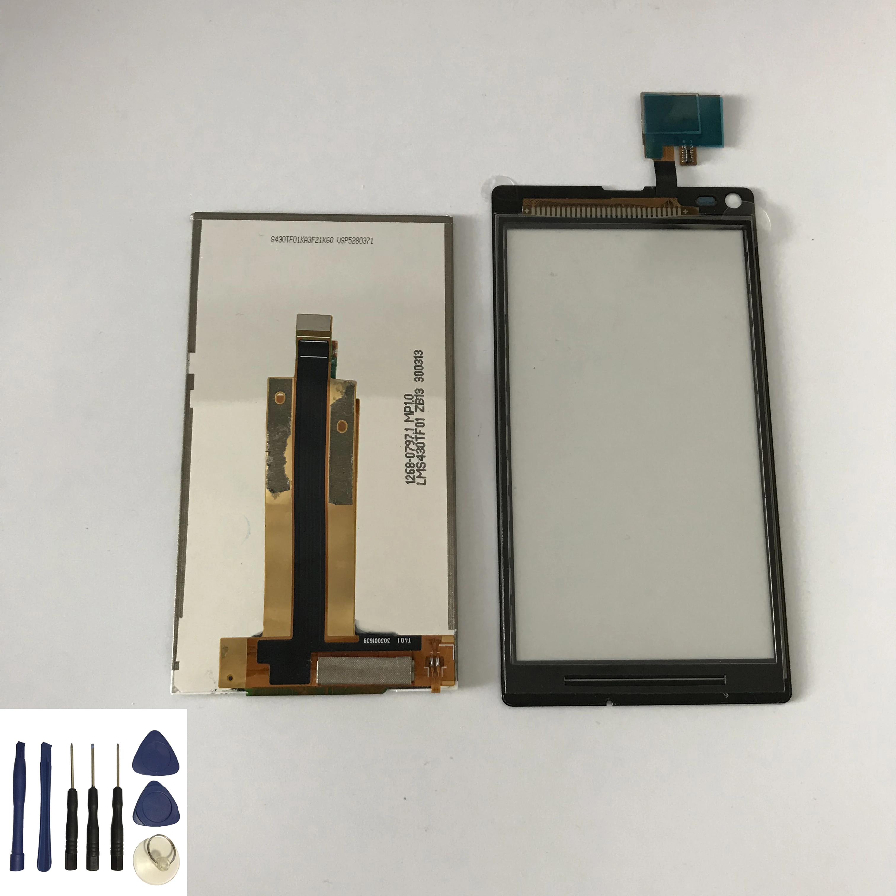 Для L C2104 C2105 S36h сенсорный экран панель дигитайзер + ЖК дисплей монитор модуль