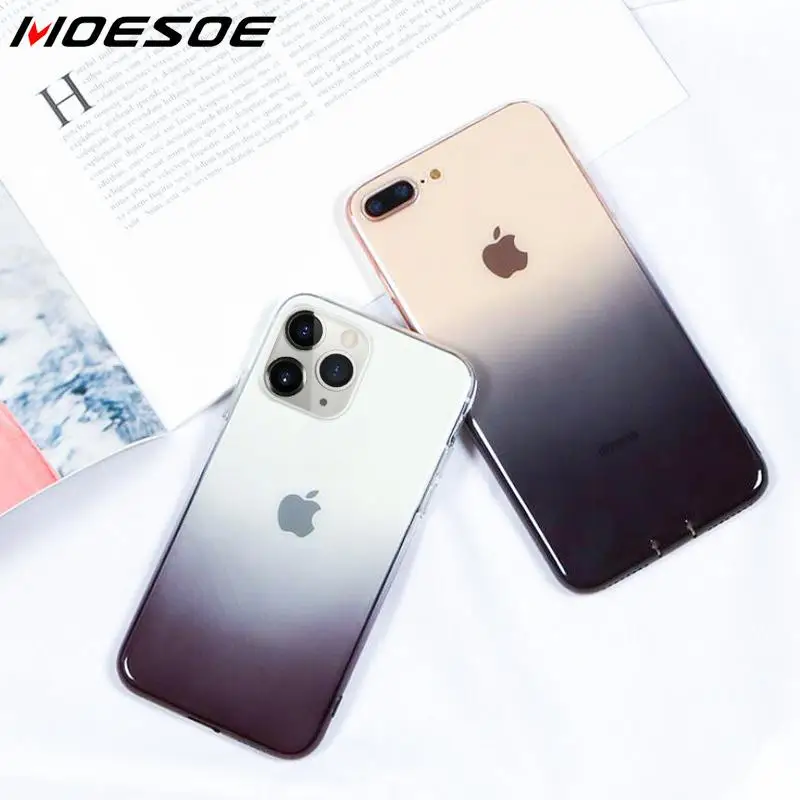 

For iPhone 6 6S iPhone 7 8 Plus Ultra Thin Cases for iPhone 11 Pro Max X XS Max XR Clear TPU Phone Cases For iPhone Fundas
