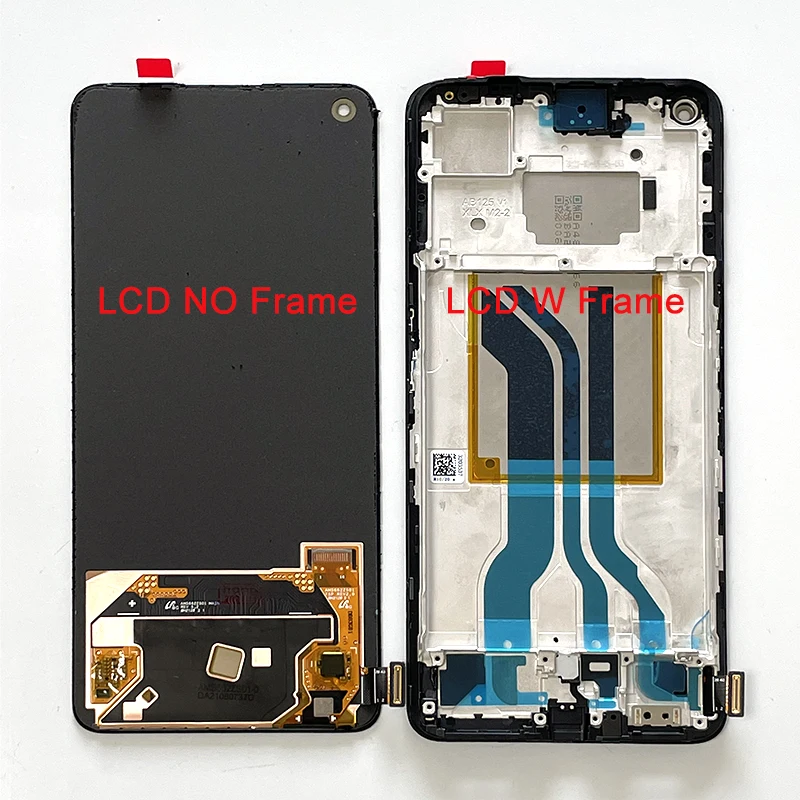 Original 6.62 Novo para Oppo Realme gt Neo2 Rmx3370 Display Lcd Tela Mais Painel de Toque Digitador para Realme gt Neo Lcd Quadro Exibição
