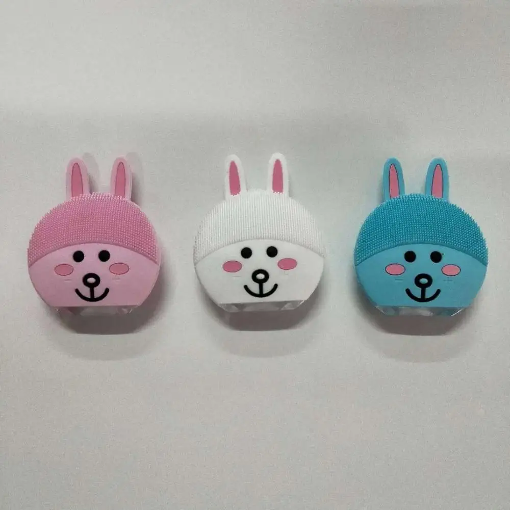 powderCartoonrabbit Luna Мини мультфильм Электрический Очиститель для очистки пор подруги день рожденье подруги подарки Рождественские подарки на год - Цвет: powderCartoonrabbit