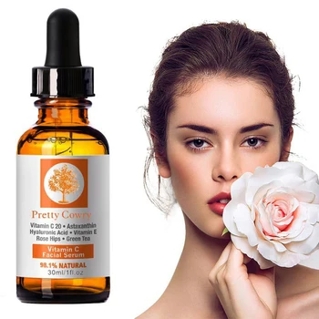 

30ml Vitamin C Serum Whitening Serum Hyaluronic Acid Face Cream Remover Freckle Stains Anti-aging Skin Care Essence TSLM1