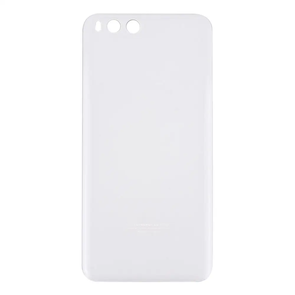 Белый Для Xiaomi Mi 6 Крышка батарейного отсека задняя стеклянная дверь корпус+ Инструменты для ремонта - Цвет: Белый