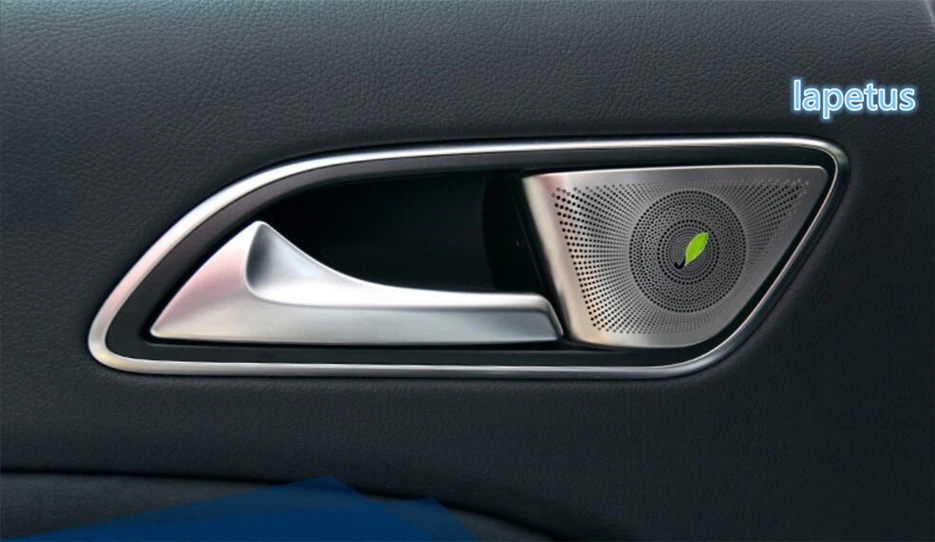 Lapetus интерьер из нержавеющей стали для Mercedes-Benz GLA X156 CLA W117- ручка задней двери Чаша динамик аудио чистая отделка