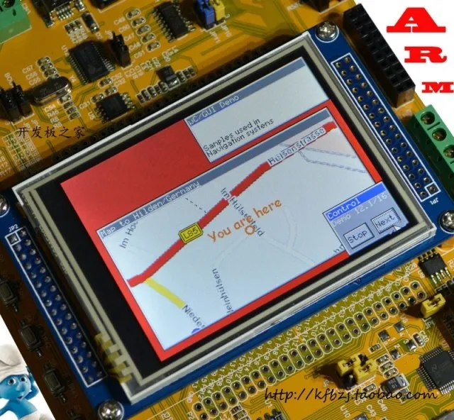 STM32F107 макетная плата+ 3,2 дюймовый TFT, DP83848 Ethernet, CAN, OTG камера