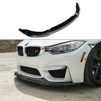 

V Style Carbon Fiber Front bumper Lip Body kit for BMW F80 M3 F82 F83 M4 2014 2015 2016