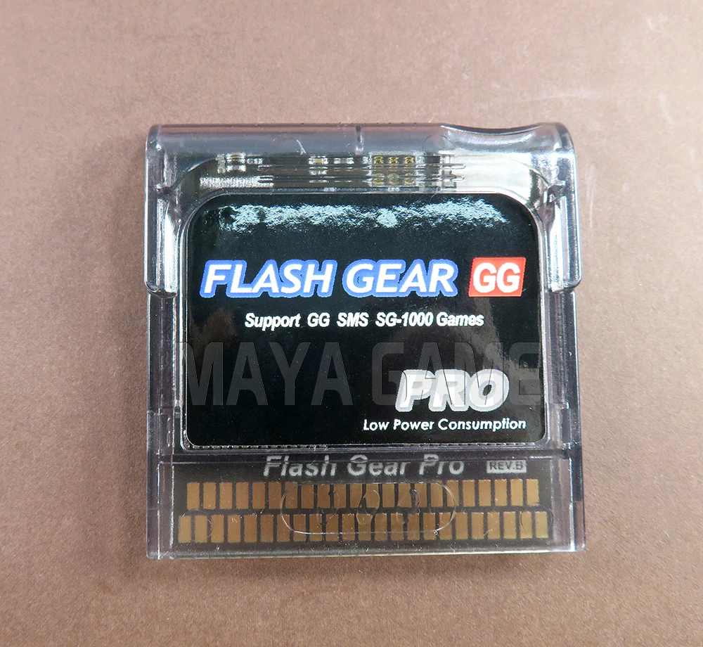 carte-flash-gear-pro-pour-console-sega-faible-consommation-8g-equipement-de-jeu-cartouche-d'economie-d'energie-carte-pcb-sega-227-1-piece-par-lot