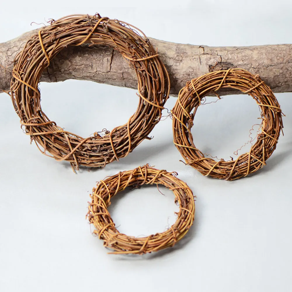 Рама из ротанга для колец 20 35 см|Искусственные и сухие цветы| |