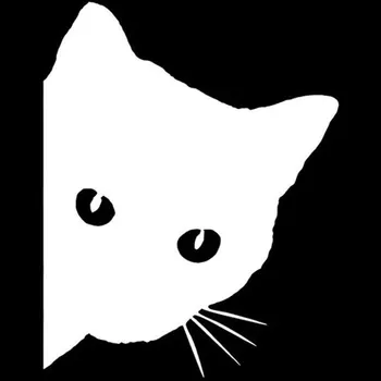 

Cat Face Car Waterproof Stickers Personalized Decoration Stickers Car Stickers Motorcycle Decorative Stickers
