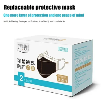 

50pcs Disposable Mask Pad Protective Gasket Replaceable Filter Dust-proof Breathable Unisex Three-layer Gasket