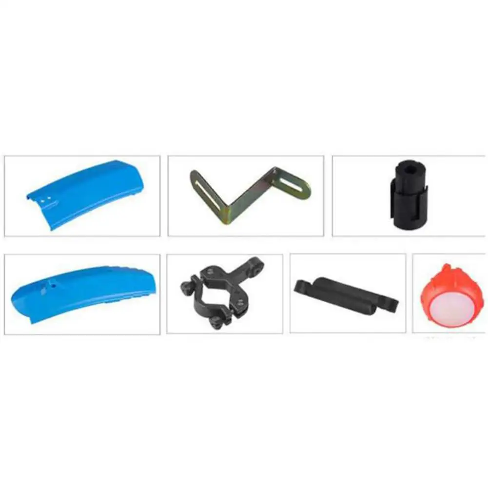 2pcs Mountain Bike Cycling Front Rear LED Mudguard Set Folding Bike Fender Taillight
