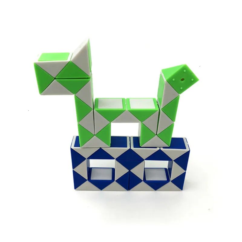 24 клинья Волшебная линейка мини волшебная Твист Головоломка Куб игра игрушка образовательный куб игрушка подарок для детей взрослых трансформируемый подарок головоломка