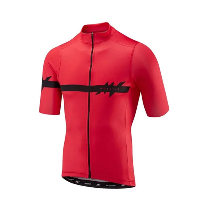 Morvelo Pro Team Мужская Летняя велосипедная Джерси с коротким рукавом рубашка быстросохнущая велосипедная MTB велосипедная верхняя одежда силиконовая Нескользящая - Цвет: 16
