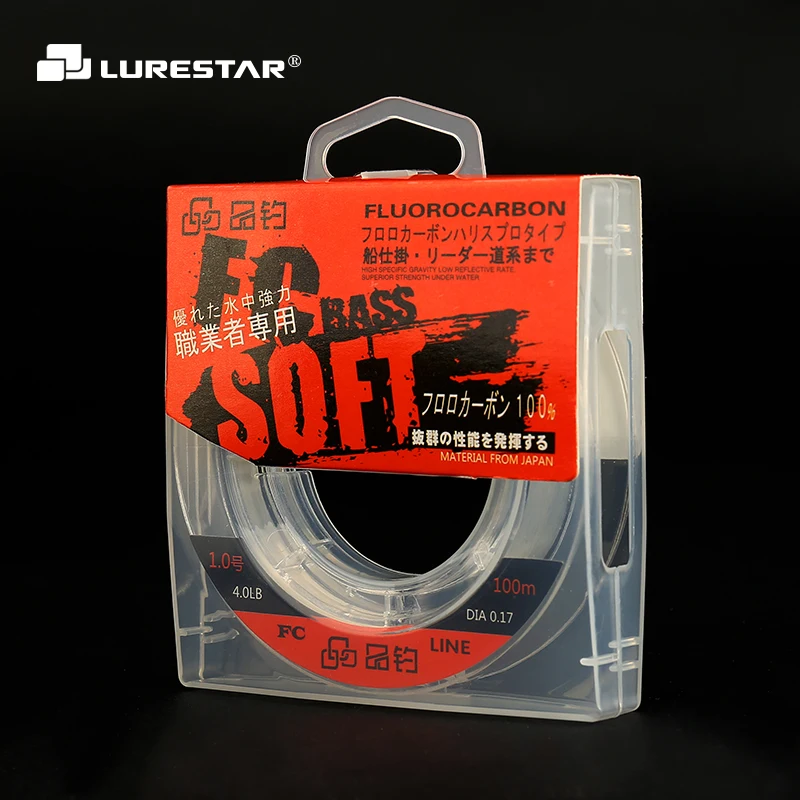 Real fluorocarbon Fishing Line 100M Carbon Fiber Leader Fly Line Fast